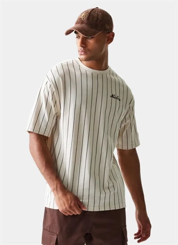 New Era Pinstripe Oversized T-Shirt